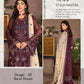 JJ EMBELLISH Luxury Chiffon Collection Vol-06 Design - 02 Burnt Henna